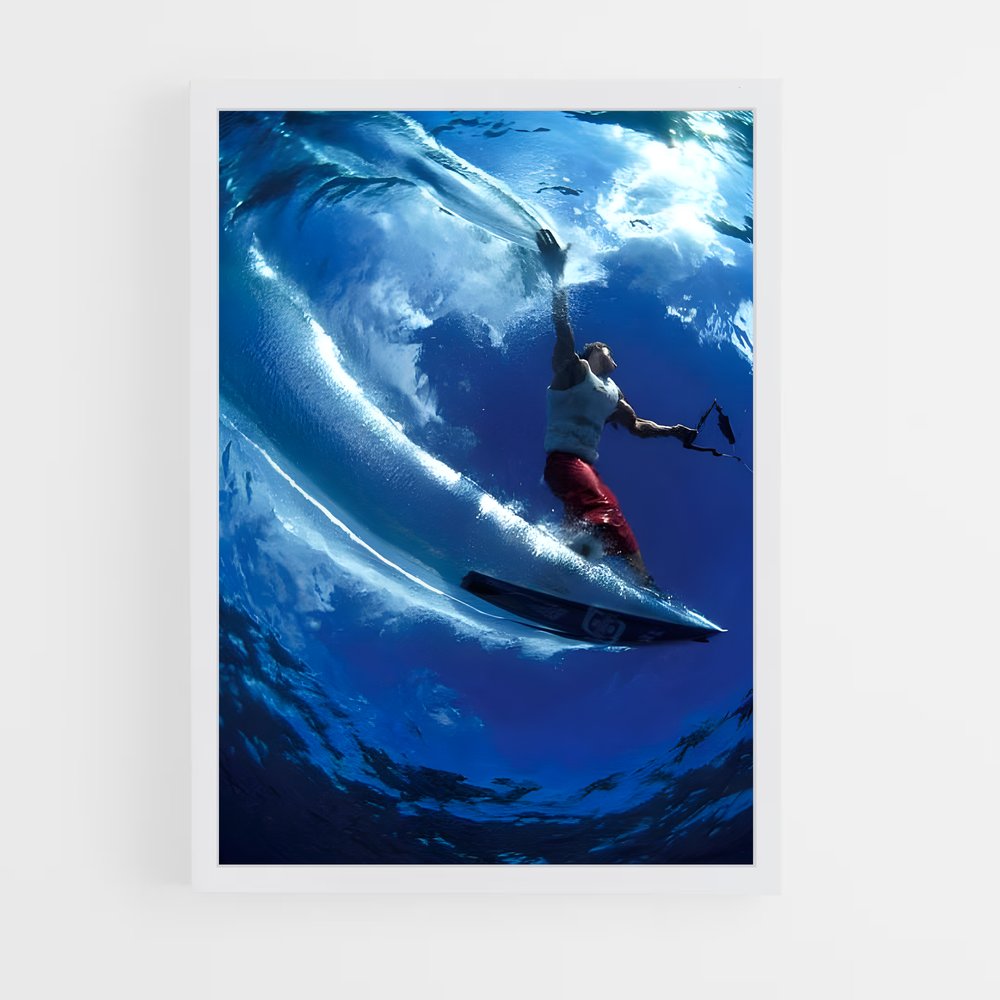 Poster Surf en Émotion – affiche Ski nautique (vue 3)